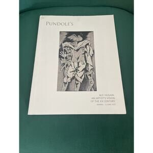 M.F. HUSAIN: Vision of the XX Century Pundole's 2025 Auction Catalog - RARE OPCE